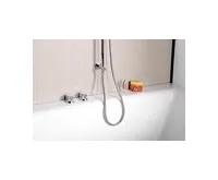 SAPHO Sprchová tyč s vývodem vody, posuvný držák, kulatá, 720mm, chrom (1)