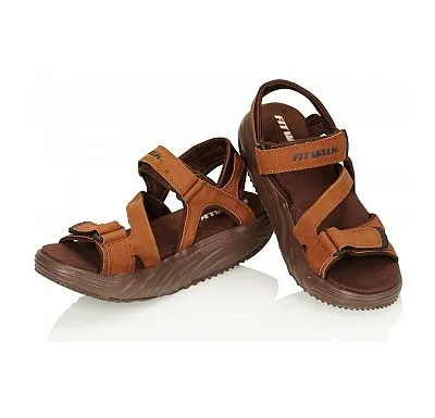 Fit Walk Zeštíhlující sandály FIT WALK hnědé