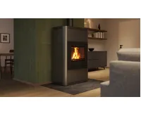 HS Flamingo Krbová kamna AQUAFLAM ® 25 s výměníkem - šedá, základní regulace (30)