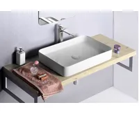 SAPHO BLADE keramické umyvadlo na desku, 65x40cm, bílá (5)