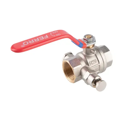 Kulový kohout voda páka s odvodněním DN 50 - 2"