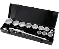 BGS Gola sada 1" 36,0-80,0 mm, 15 dílů, Kraftmann BGS Gola sada 1" 36,0-80,0 mm, 15 dílů, Kraftmann