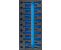 BGS Vložka do dílenského vozíku 1/3: sada nástrčných hlavic, prázdná, pro BGS 4117