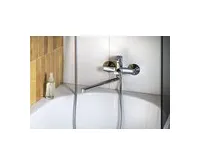 BRUCKNER BARON nástěnná umyvadlová/vanová baterie, rozteč 100mm, chrom (1)