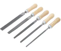 BGS Sada pilníků, dřevěná násada, 150 mm, 5dílná BGS Sada pilníků, dřevěná násada, 150 mm, 5dílná