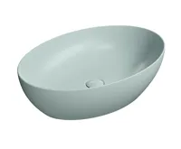 GSI PURA keramické umyvadlo na desku, 60x42cm, ghiaccio mat GSI PURA keramické umyvadlo na desku, 60x42cm, ghiaccio mat