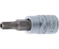 BGS Hlavice zástrčná 1/4" TS-Profil TS 27 s vrtáním