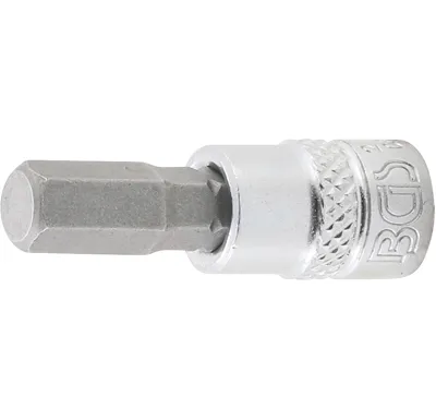 BGS Hlavice zástrčná 1/4" imbus  9/32" x 38 mm