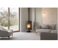 HS Flamingo Krbová kamna MASTERFLAMME ® Medie II, hnědá - sametová (22)