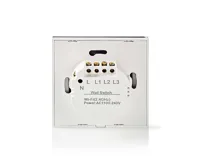 TUYA / SmartLife Nástěnný vypínač pro rolety, žaluzie, Smart Zigbee WIFIWC10WT, sklo, bílá (4)