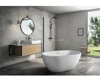 AQUALINE DOURO volně stojící vana, 150x82cm, bílá (4)