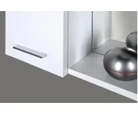 AQUALINE ZOJA/KERAMIA FRESH galerka s LED osvětlením, 60x60x14cm, levá, bílá (7)