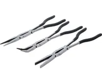 BGS Kleště telefonní s dvojitým kloubem, rovné, zahnuté, 3 díly (2)