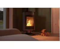 HS Flamingo Krbová kamna MASTERFLAMME ® Medie II, šedá (33)