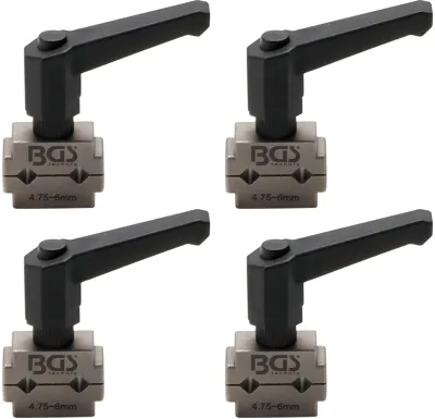 BGS Objímky pro brzdová vedení, 4,75 + 6 mm, 4dílná sada