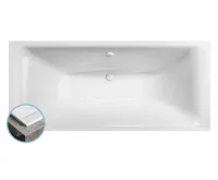 POLYSAN KALDERA SLIM obdélníková vana 180x80x40cm, bílá POLYSAN KALDERA SLIM obdélníková vana 180x80x40cm, bílá