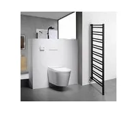 SAPHO METRO SPACE otopné těleso 550x1430 mm, do prostoru, černá mat (1)