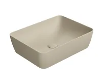 GSI SAND/NUBES keramické umyvadlo na desku 50x38cm, creta mat GSI SAND/NUBES keramické umyvadlo na desku 50x38cm, creta mat