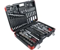 BGS Gola sada 1/4"+3/8"+1/2" Kraftmann 4 ÷ 32 mm SuperLock. 176 dílů v kufru - ráčnové klíče, BS15217 (2)