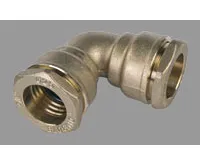 PE mosaz koleno 32x32 90° - pro plyn