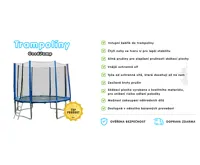 GoodJump 4UPVC trampolína 305 cm s ochrannou sítí + žebřík - výprodej (3)