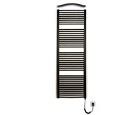 Koupelnový radiátor elektrický Thermal KDO-E 600/1840 - 900W, pravý - černý mat