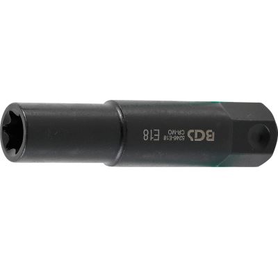BGS Hlavice nástrčná úderová E-profil E 18 x 100 mm, 22 mm šestihran