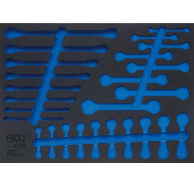 BGS Vložka do dílenského vozíku 3/3, prázdná, pro 4016