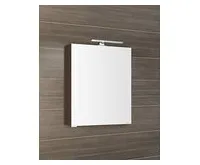 SAPHO MIRRÓ galerka s LED osvětlením, 60x70x16cm, levá/pravá, borovice rustik (1)