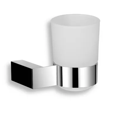 NOVASERVIS Držák kartáčků a pasty sklo Titania Kate chrom - 66506,0