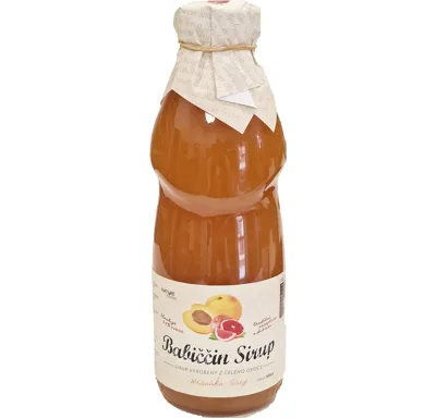 Nature NoTea s.r.o. Babiččin sirup - Meruňka & Grep 0.5l