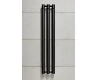 Koupelnový radiátor PMH Rosendal MASSIVE 292x1500mm, Metalická stříbrná