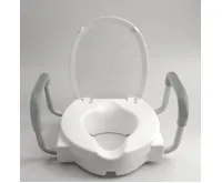 RIDDER HANDICAP WC sedátko zvýšené 10cm, s madly, bílá (8)