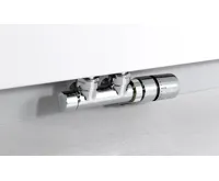 SAPHO TWIN připojovací sada ventilů termostatická pro středové připojení, pravá, chrom (3)