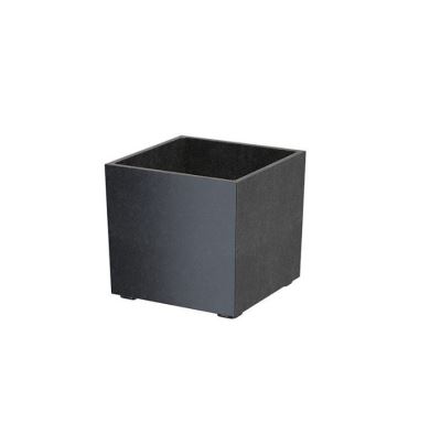 Granisil granitový květináč KUBI 30 cm Černý