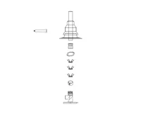 ALMEVA Komínový komplet  80/125 - UV stabil