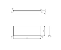 SAPHO WOODY deska 1000x28x360mm, masiv přírodní dub (2)
