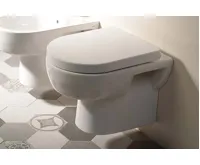 AQUALINE MODIS závěsná WC mísa, 36x52cm, bílá (5)