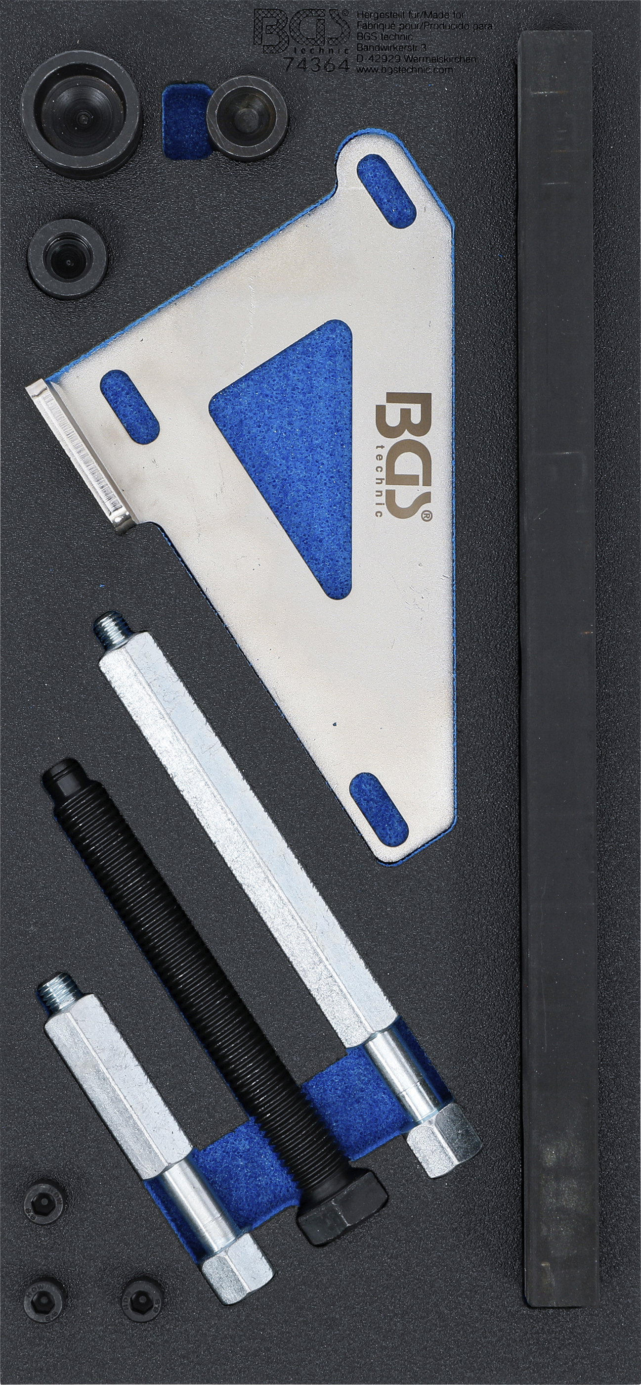 BGS Vložka do dílenského vozíku 1/3: nástroj na oddělení skříně | pro VAG DSG převodovku (0AM)