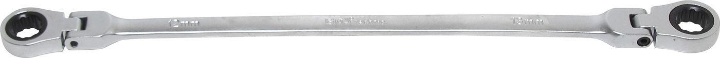 Bgs oboustranný ráčnový kloubový klíč, 12 x 13 mm