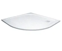 PROFI-RICH Vanička čtvrtkruh - litý mramor, 100x100x3 cm