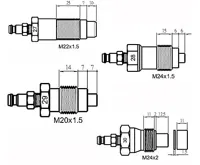 BGS Sada testerů pro zkoušku komprese benzínových a naftových motorů (6)