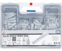 BGS Kombinovaná sada vrtáků a kolíků v kufru, 300dílná (1)