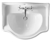 KERASAN RETRO keramické umyvadlo 69x52cm, bílá (3)