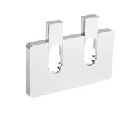 AQUALINE Q-START krycí rozeta pro středové připojení, chrom (1)