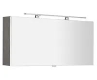 SAPHO CLOE galerka s LED osvětlením 120x50x18cm, dub stříbrný SAPHO CLOE galerka s LED osvětlením 120x50x18cm, dub stříbrný