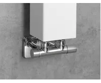 SAPHO TWIN připojovací sada ventilů pro středové připojení, chrom (4)