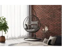 Závěsné křeslo IBIZA antracit IWH-10190001 (2)