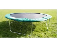 GoodJump 4UPVC zelená trampolína 305 cm s ochrannou sítí + žebřík + krycí plachta (9)