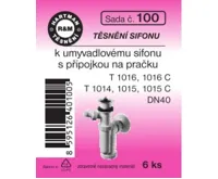 Hartman Sada č. 100: sada těs.komplet k umyvadlovým sifonům DN 40 Hartman Sada č. 100: sada těs.komplet k umyvadlovým sifonům DN 40